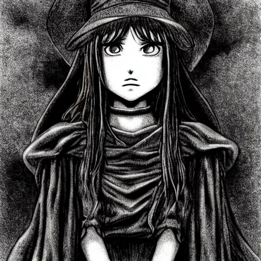 Image similar to young witch by kentaro miura