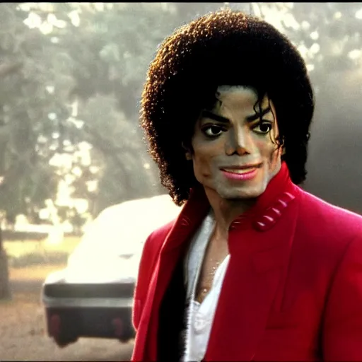 Image similar to michael jackson talking to the jacksons 5 afro michael jackson, movie still 8 k hdr atmospheric lighting