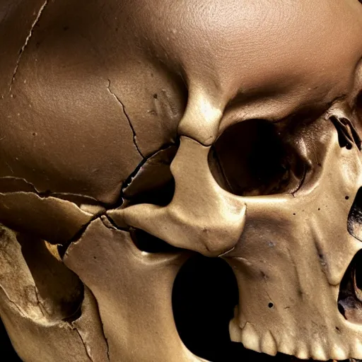 Image similar to lower half of a human skull