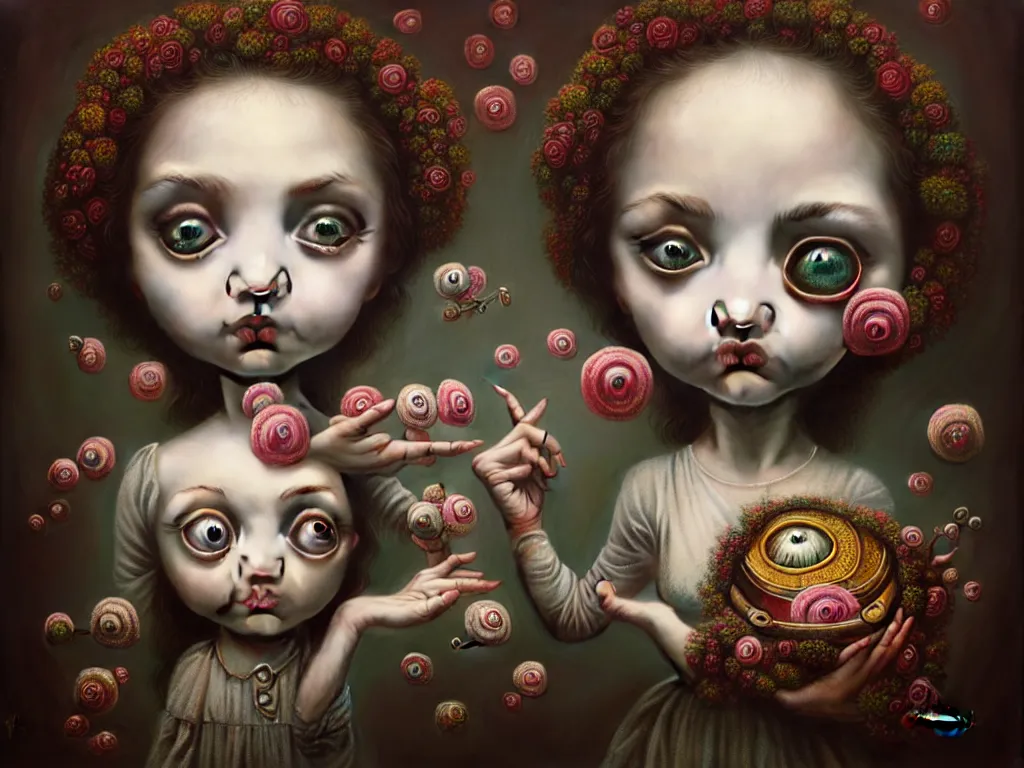 Prompt: highly detailed photo of happy, trending on deviantart, neo surrealism, sharp focus, 4 k, a lot of little details, octane, masterpiece, art by mark ryden