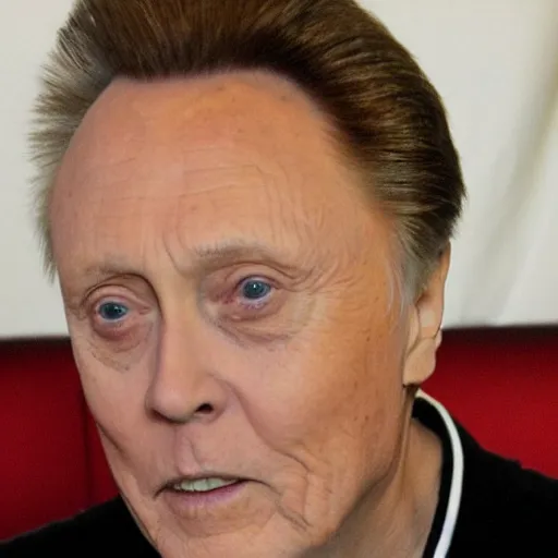 Prompt: photo of the lovechild of christopher walken and martin sheen