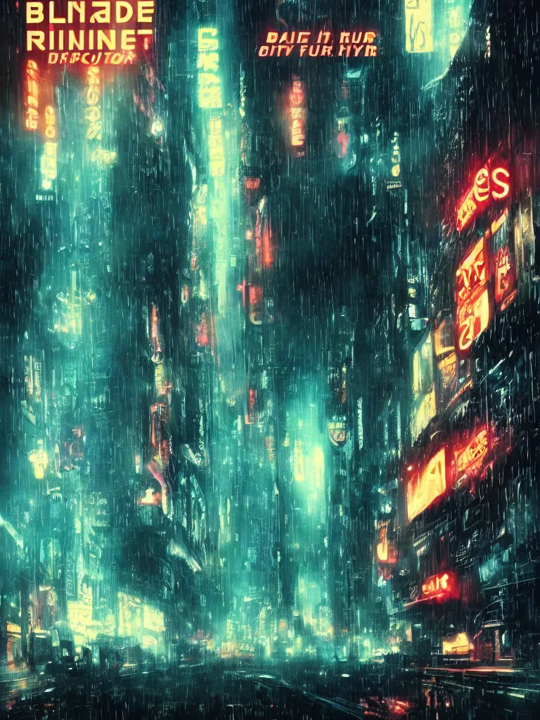 Image similar to Blade Runner movie poster