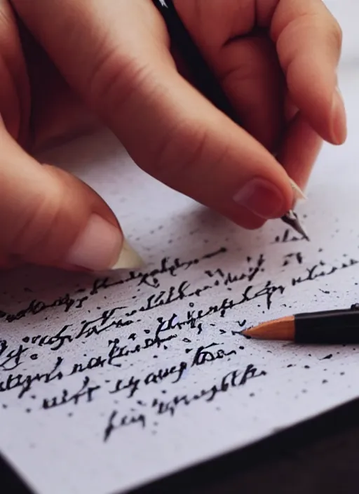 Image similar to beautiful handwriting