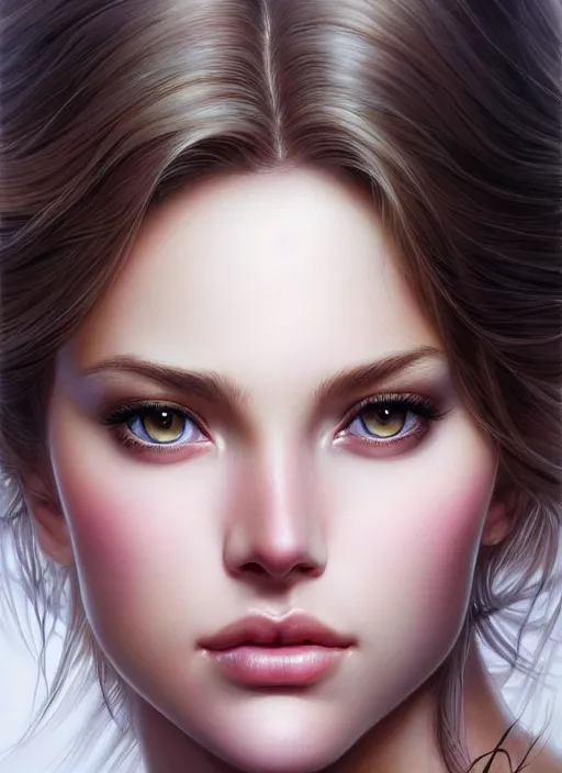 Prompt: a gorgeous female photo, professionally retouched, award winning, hyperdetailed, photorealism, soft lighting, feather hair, realistic, smooth face, perfect eyes, wide angle, sharp focus on eyes, 8 k high definition, insanely detailed, intricate, elegant, art by artgerm and greg rutkowski and j scott campbell