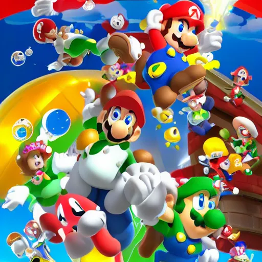 Image similar to Super Mario Galaxy