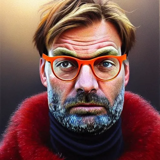 Prompt: portrait of Jurgen Klopp, by David Ligare, incredible details, epic stunning, highly detailed, trending on ArtStation, artgerm and greg rutkowski and alphonse mucha, IAMAG, broken giant marble head statue ruins, golden hour