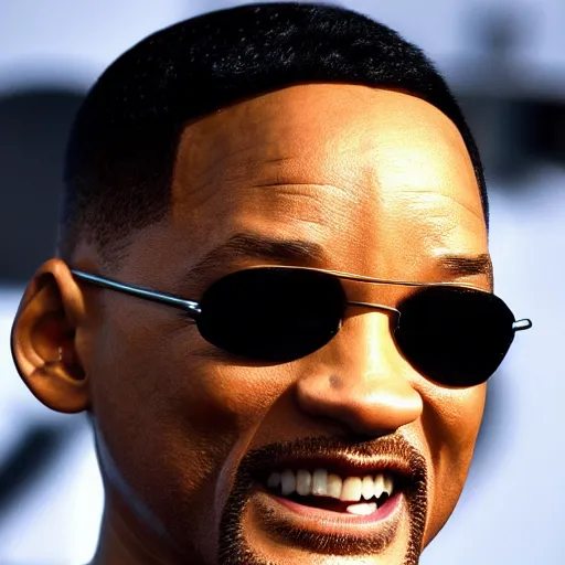 Image similar to Will Smith as blade 4K detail