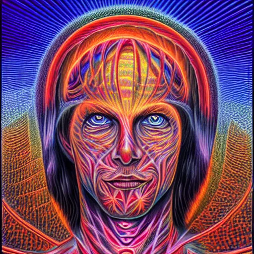 Prompt: DMT Enitity, Alex grey