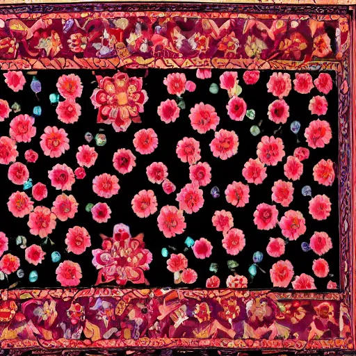 Image similar to flower carpet