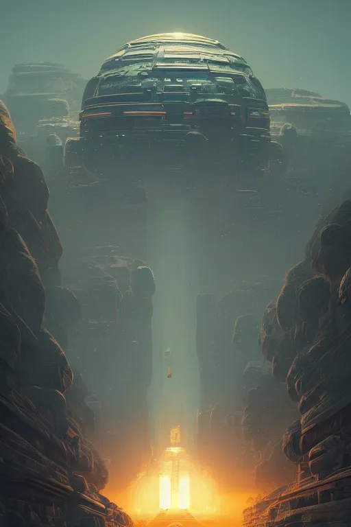 Prompt: ancient space relic. intricate artwork by beeple. third person, beautiful, full view, cinematic lighting, octane render, trending on artstation, greg rutkowski very coherent symmetrical artwork. cinematic, hyper realism, high detail, octane render, 8k