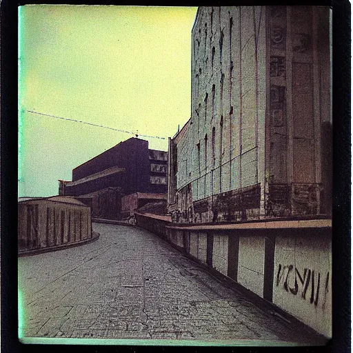 Image similar to color polaroid of HK-47 by Tarkovsky