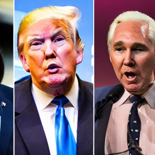 Prompt: donald trump, nadler, pelosi, de santos, roger stone, julian assange