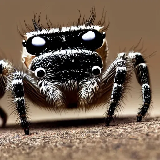 Image similar to car jumping spider hybrid