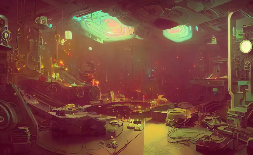 Image similar to Inside a time machine by Petros Afshar and Beeple, James Gilleard, Mark Ryden, Wolfgang Lettl highly detailed