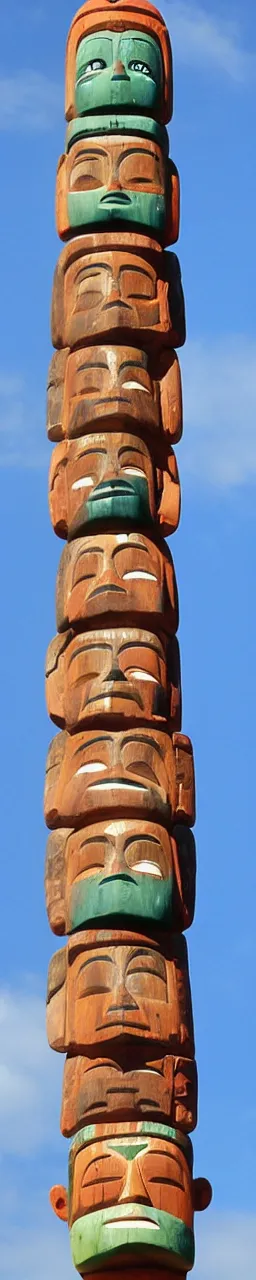 Image similar to totem pole