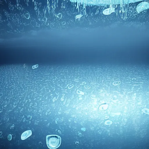 Image similar to icy submerged transparendigitalart leaked aquatic noticing