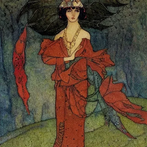 Image similar to painting by edmund dulac