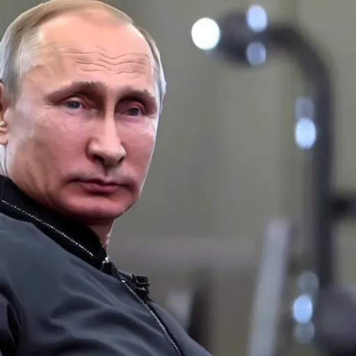 Prompt: vladimir putin is participating in a twerk session ( isolation of the glutes ) at local gym, realistic, 8 k, youtube video