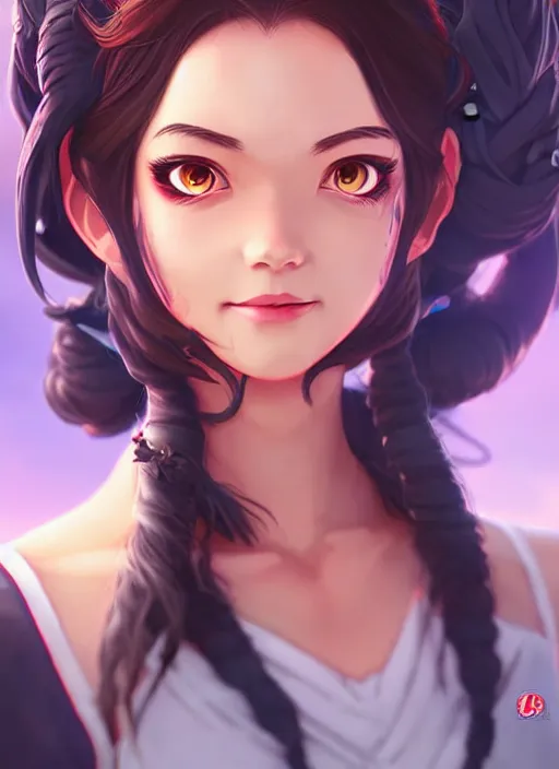 Prompt: Belle the Beast Princess in apex legends as an anime character digital illustration portrait design by Ross Tran, artgerm detailed, soft lighting