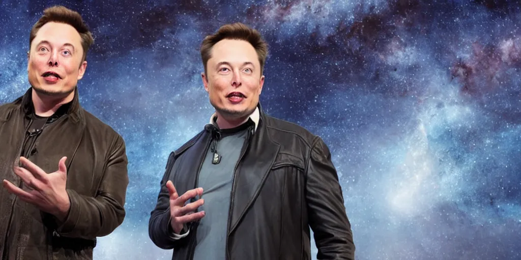 Prompt: elon musk in the ancient aliens tv show