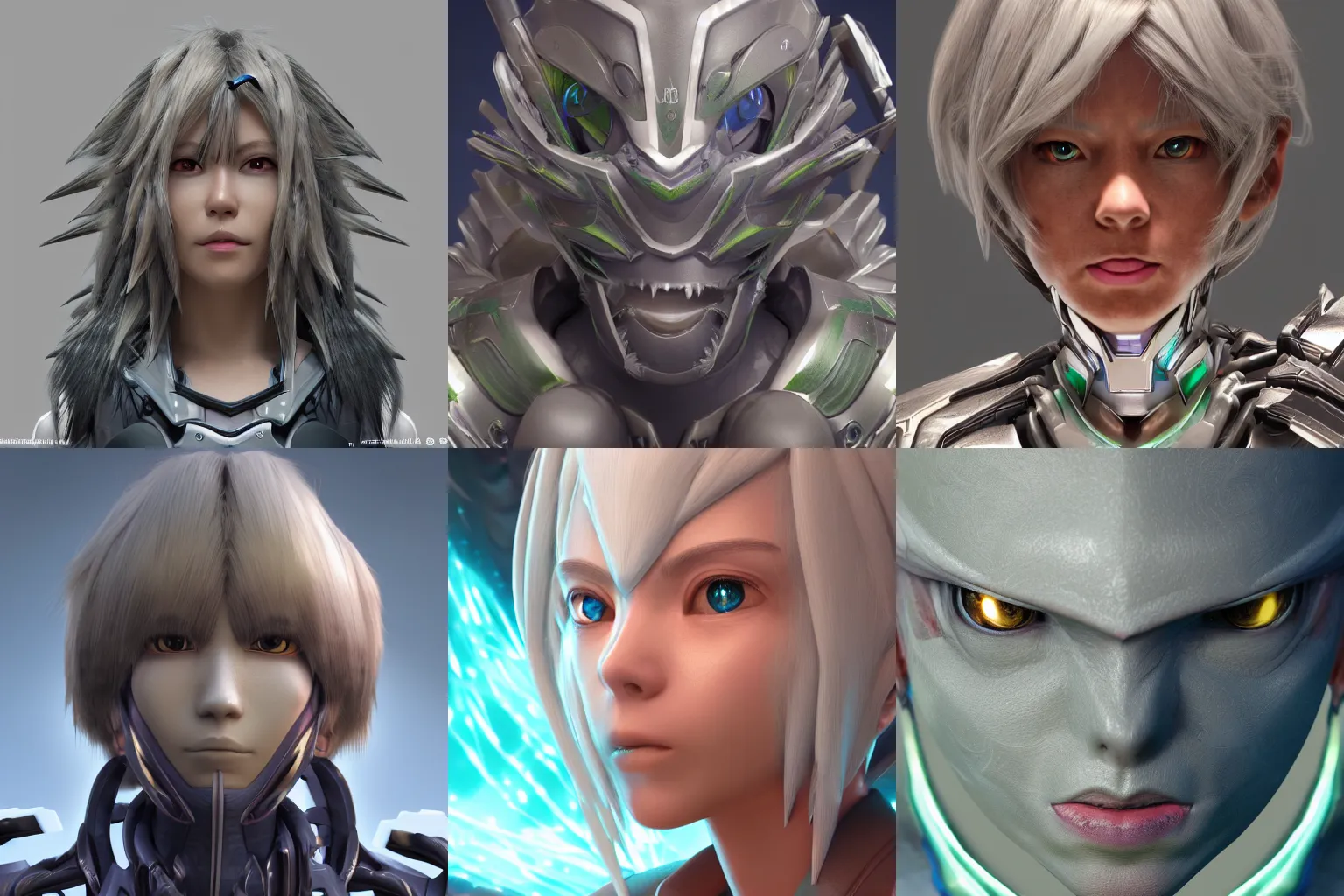 Prompt: closeup headshot of a very organic and super intelligent Xenoblade antagonist, bump mapping, global illumination, incredibly detailed, D&D boss, octane render, digital art by Norihiro Takami, trending on Artstation