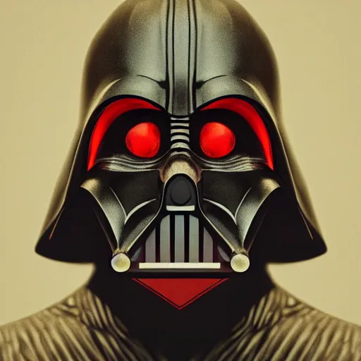 Prompt: photograph of clown darth vader hybrid, symmetrical front face portrait, by jean - baptiste monge, high quality, high resolution, 4 k, octane realphoto, raytrace, intricate, hyper detailed, hatd light studio lighting, dark background