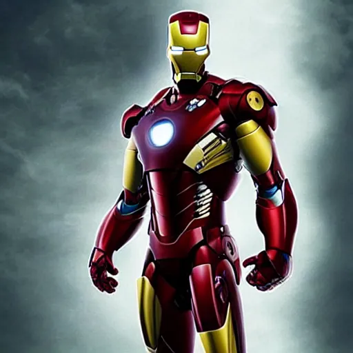 Image similar to “iron man wearing buzz light year suit, Pixar”