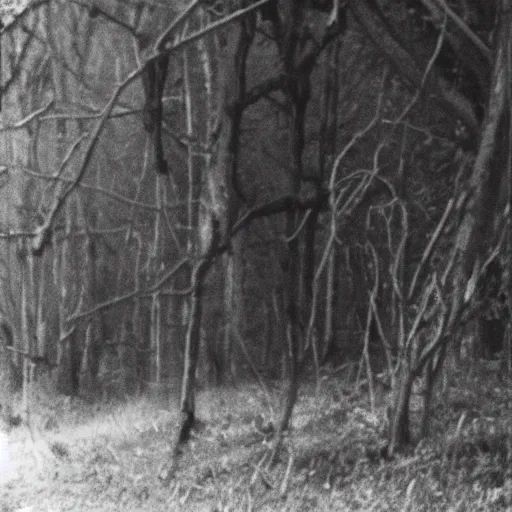 Image similar to grainy 35mm photo of the blair witch coming at the viewer