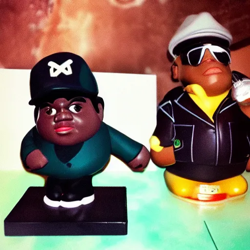 Prompt: Biggie Smalls amiibo