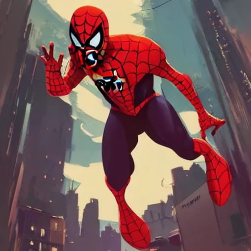 Image similar to donald glover as spiderman, art gta 5 cover, official fanart behance hd artstation by jesper ejsing, by rhads, makoto shinkai and lois van baarle, ilya kuvshinov, ossdraws, and by feng zhu and loish and laurie greasley, victo ngai, andreas rocha, john harris