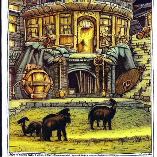 Prompt: illustration for Discworld, by Terry Pratchett