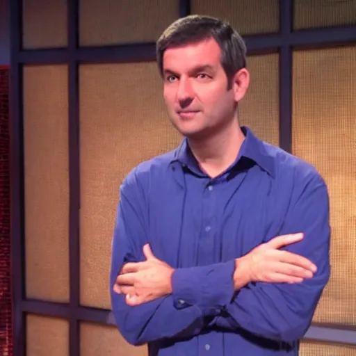 Image similar to Doug Demuro as a guest star on the TV show Whose Line Is It Anyway?