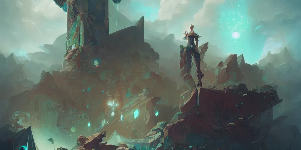 Prompt: The Tesseract, by Peter Mohrbacher