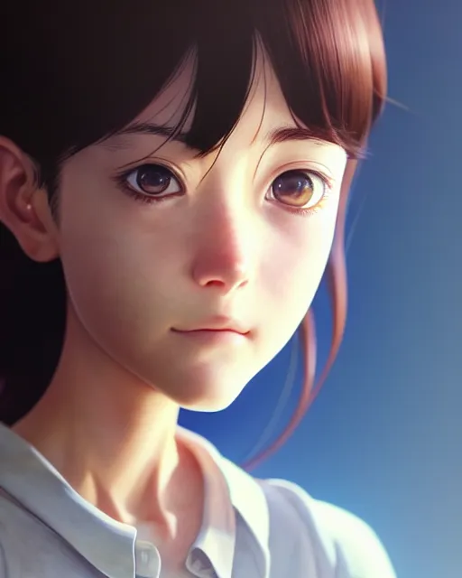 Prompt: beautiful portrait of the popular girl, by katsuhiro otomo, yoshitaka amano, nico tanigawa, artgerm, greg rutkowski makoto shinkai takashi takeuchi studio ghibli, akihiko yoshida rendered with 3 d effect.