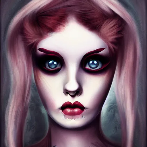 Image similar to a painting in the style of natalie shau.