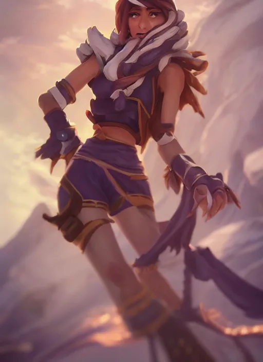 Prompt: motivational taliyah, from league of legends, superb cosplay, exhibant au naturel, jungling, in shape, hyper detailed, digital art, trending in artstation, cinematic lighting, studio quality, smooth render, unreal engine 5 rendered, octane rendered, art style by klimt and nixeu and ian sprigger and wlop and krenz cushart
