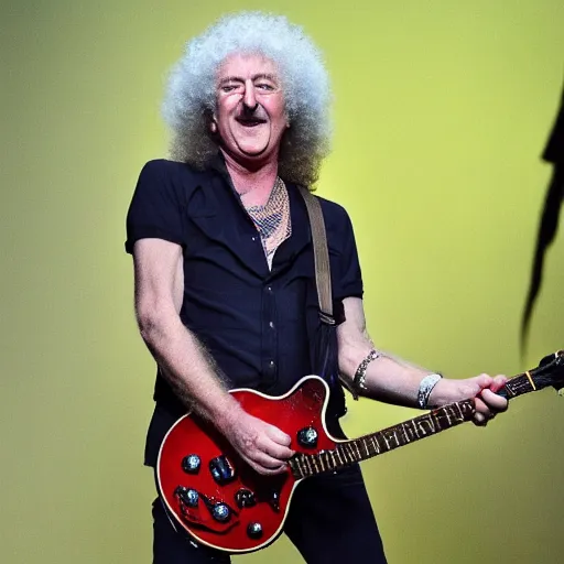 Image similar to brian may with boar teeth