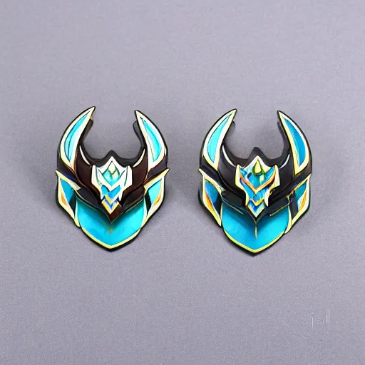 Image similar to segmented 2d earrings, from world of warcraft