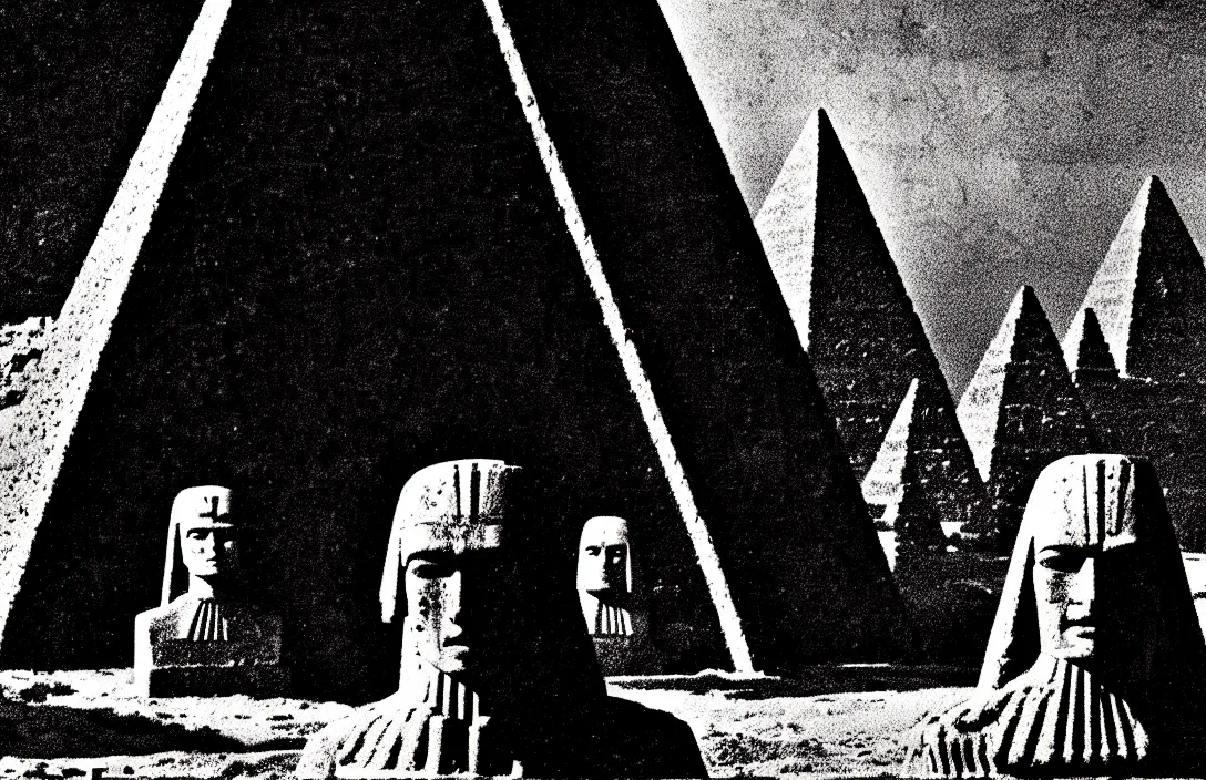 Image similar to excommunication the pyramid of figures is drawn together biblically accurate intact flawless ambrotype from 4 k criterion collection remastered cinematography gory horror film, ominous lighting, evil theme wow photo realistic postprocessing meditational visions directed by kurosawa