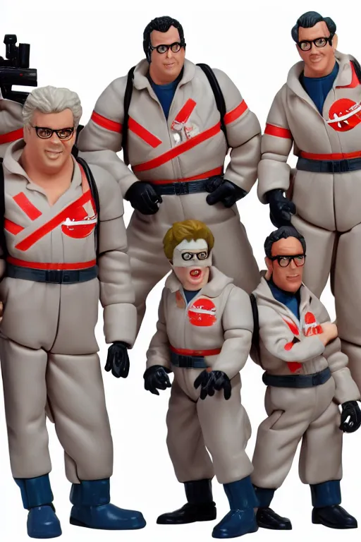 Prompt: 80s ghostbusters action figures individual product shot by hasbro, mattel