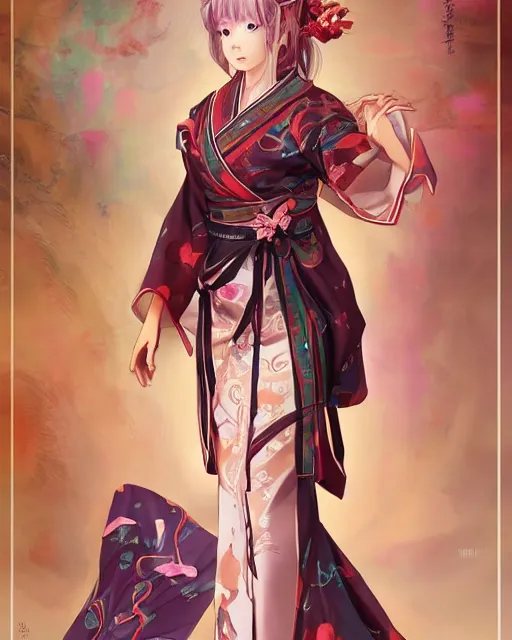 Prompt: An anime portrait of Ssunbiki as a beautiful woman wearing a kimono from Skyrim, 'Ara ara' energy, by Stanley Artgerm Lau, WLOP, Rossdraws, James Jean, Andrei Riabovitchev, Marc Simonetti, and Sakimichan, highly detailed, ultra detailed, golden hour, trending on artstation, cgstudio