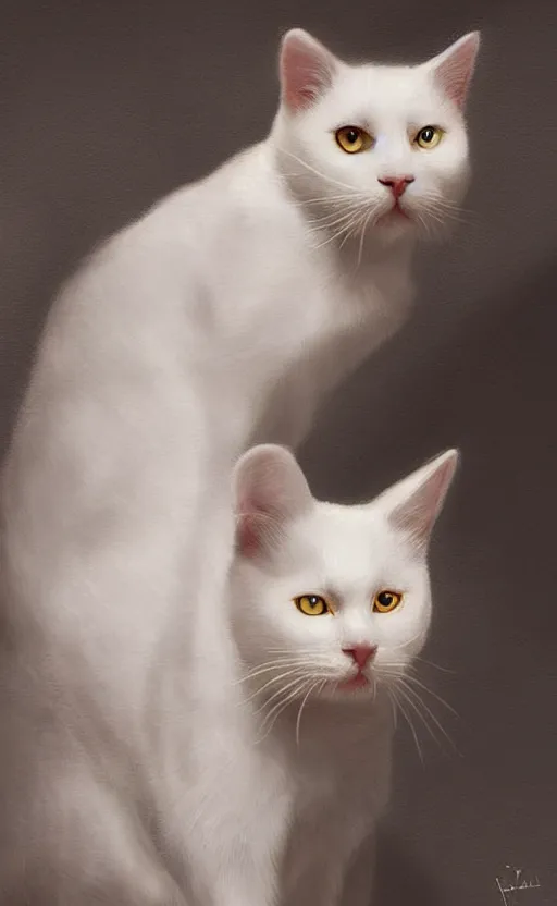 Image similar to a white cat with cosmos in its eyes, dynamic lighting, photorealistic fantasy concept art, trending on art station, stunning visuals, creative, cinematic, ultra detailed