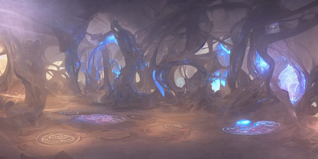 Image similar to elemental planes art nouveau, concept art, 3D render, epic lighting, detailed