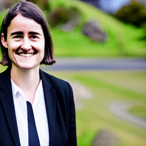 Image similar to a nice photograph of green party of aotearoa new zealand mp chloe swarbrick