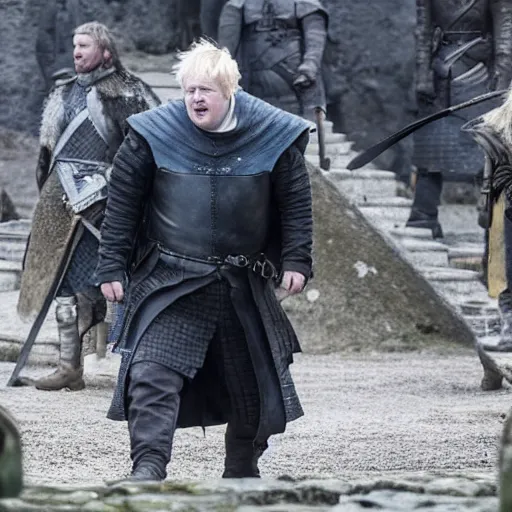 Image similar to boris johnson in game of thrones