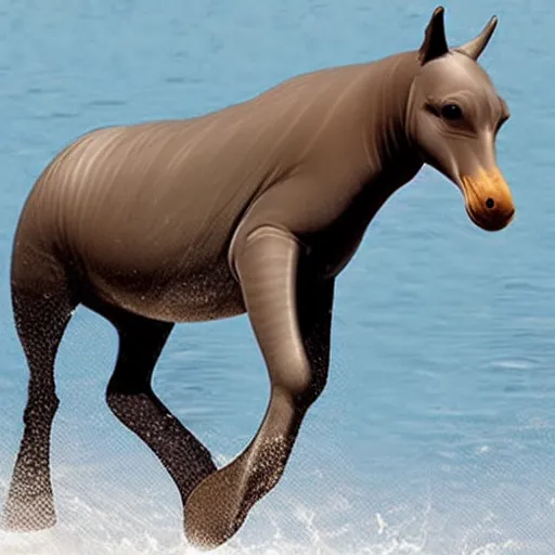 Image similar to dolphin horse hybrid