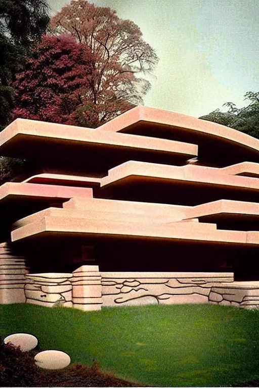 Prompt: ( ( ( ( ( taliesin architecture of radio, antenna architectures 1 8 8 7, biotipia, pleasure parks, gardening mars, smart farming. muted colors. ) ) ) ) ) by frank lloyd wright!!!!!!!!!!!!!!!!!!!!!!!!!!!!!!