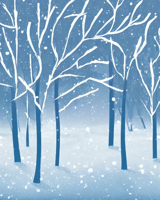 Image similar to winter illustration style