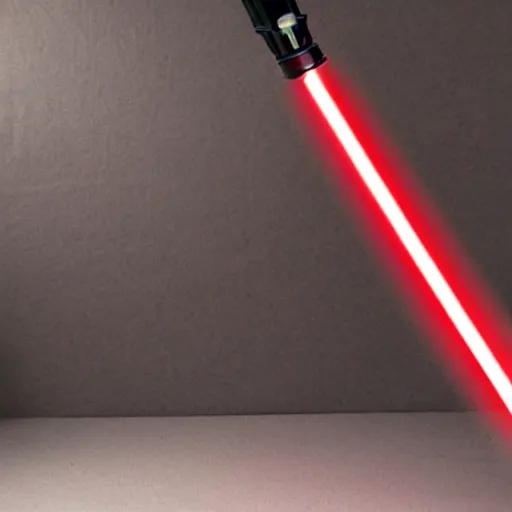 Prompt: lightsaber fork