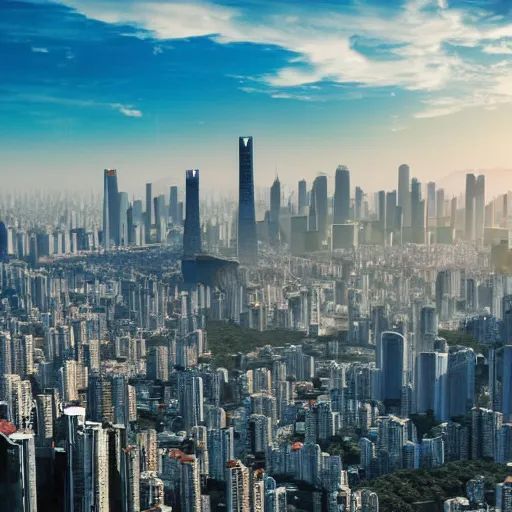 Prompt: futuristic sao paulo, hyperdetailed, 8 k, volumetric light, sunny day